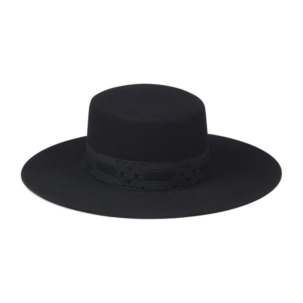 Lack of Color The Sierra Black Wide Brim Hat Size Large 59cm - Picture 2 of 5